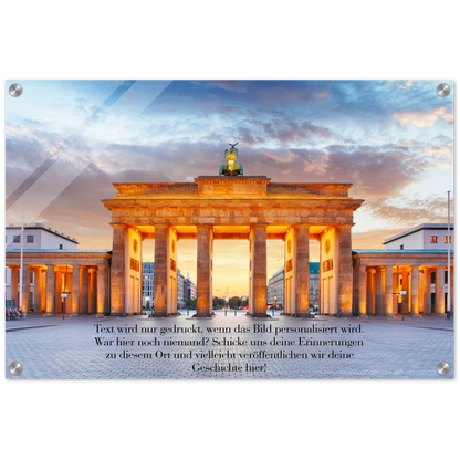 Brandenburger Tor am Abend