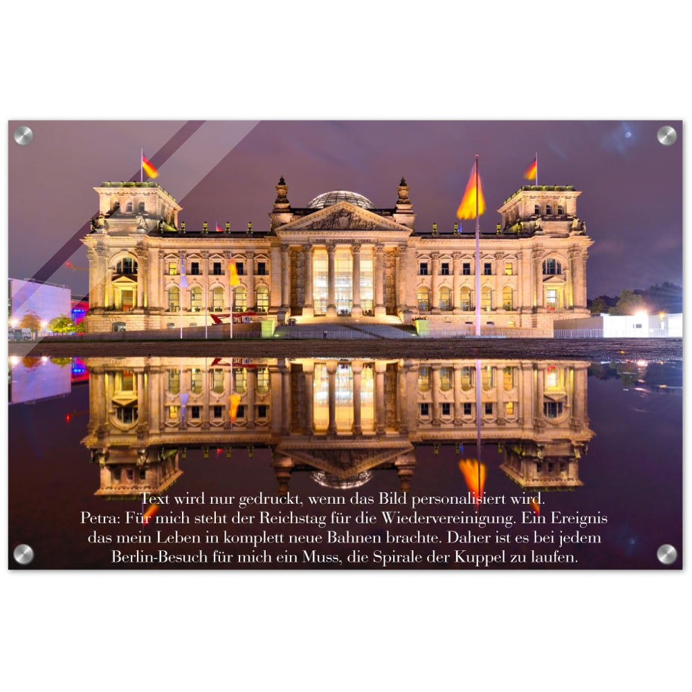 Reichstag bei Nacht