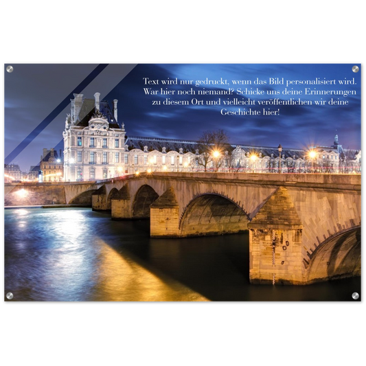 Louvre bei Nacht