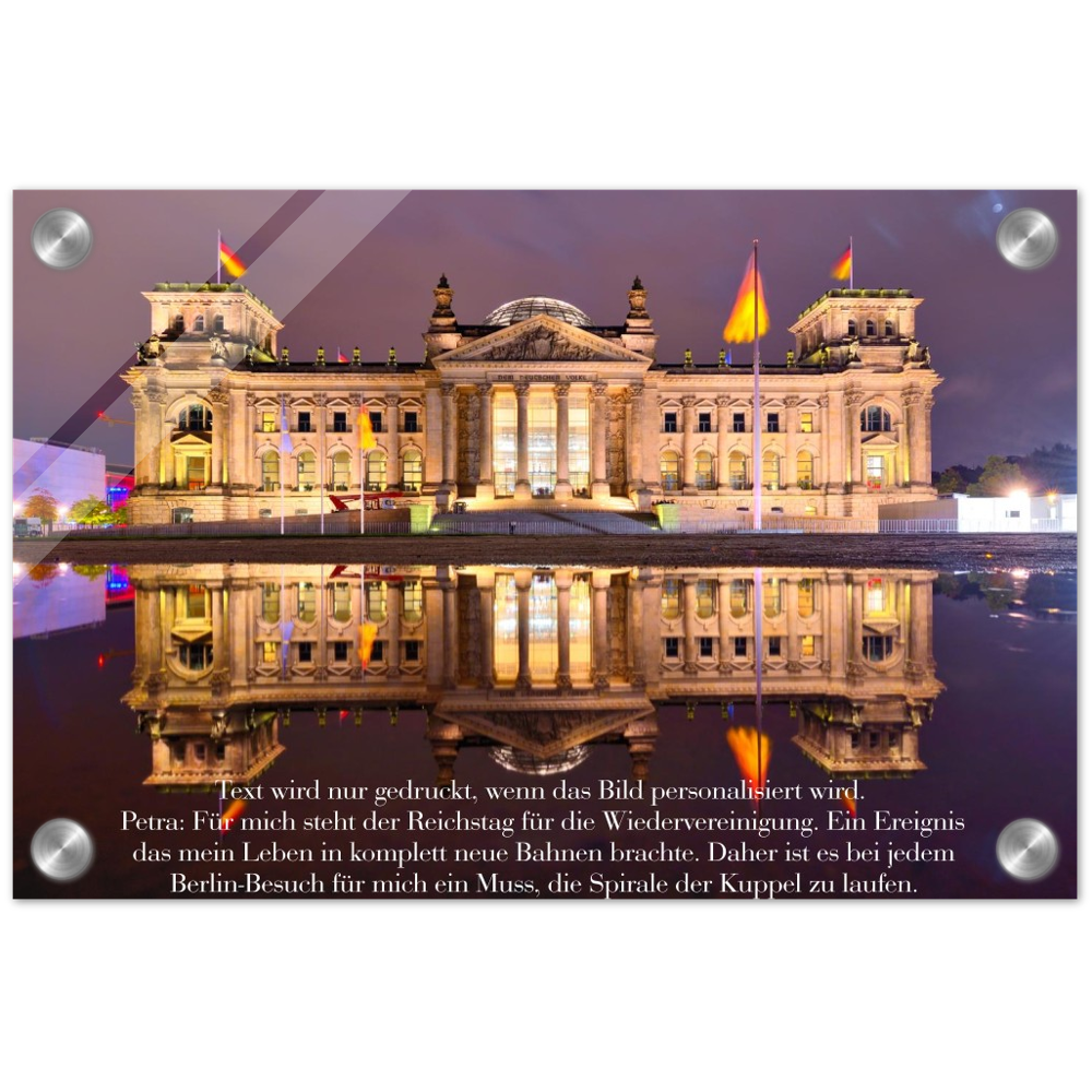 Reichstag bei Nacht