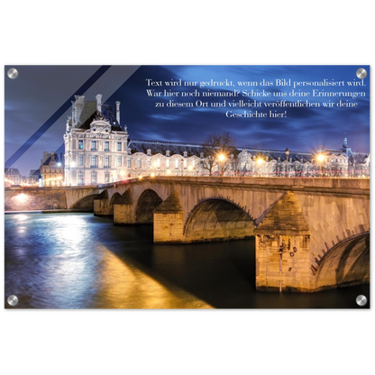 Louvre bei Nacht