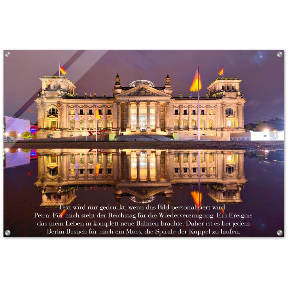 Reichstag bei Nacht